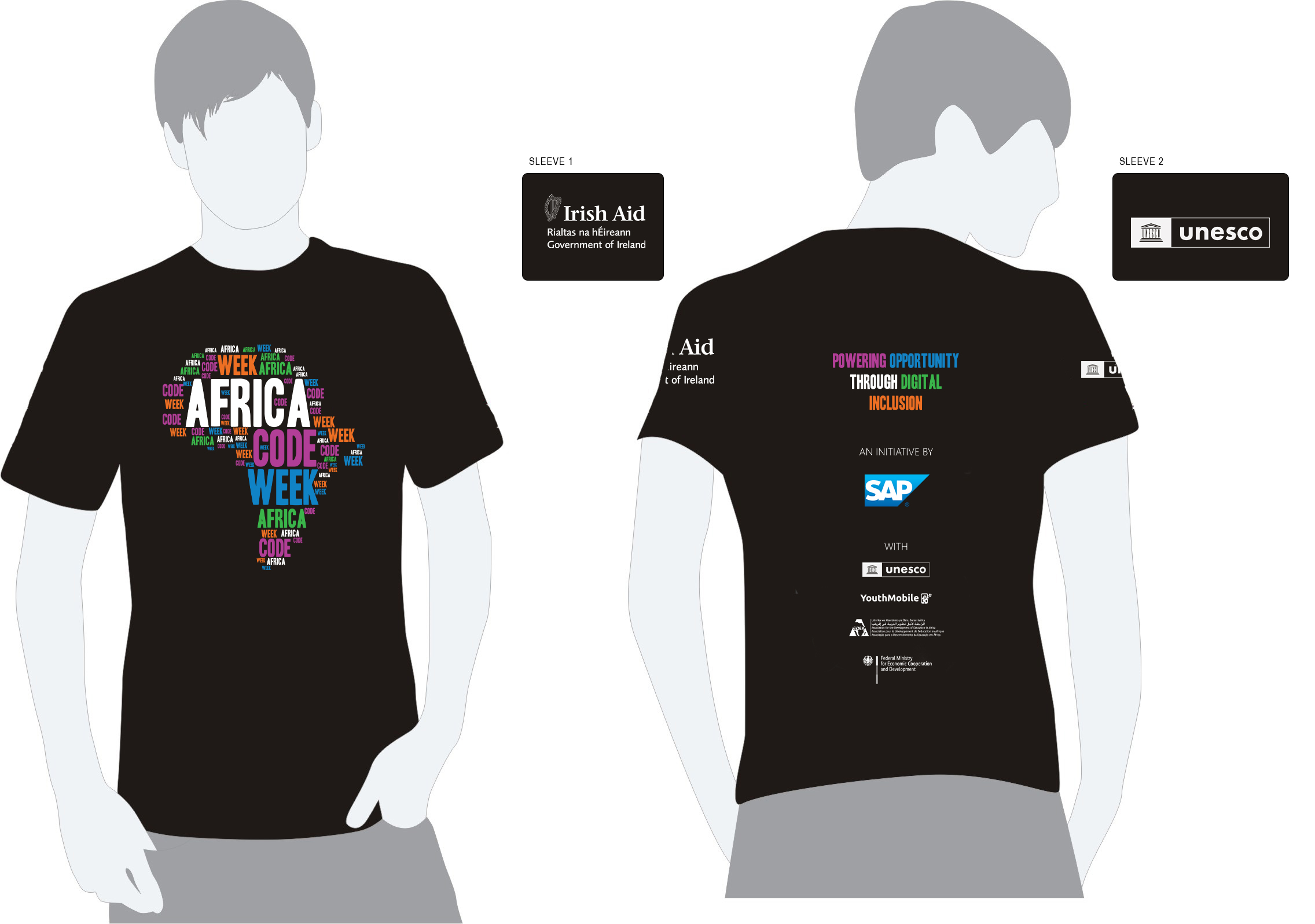 Africa Code Week 2021 Official T-shirt design