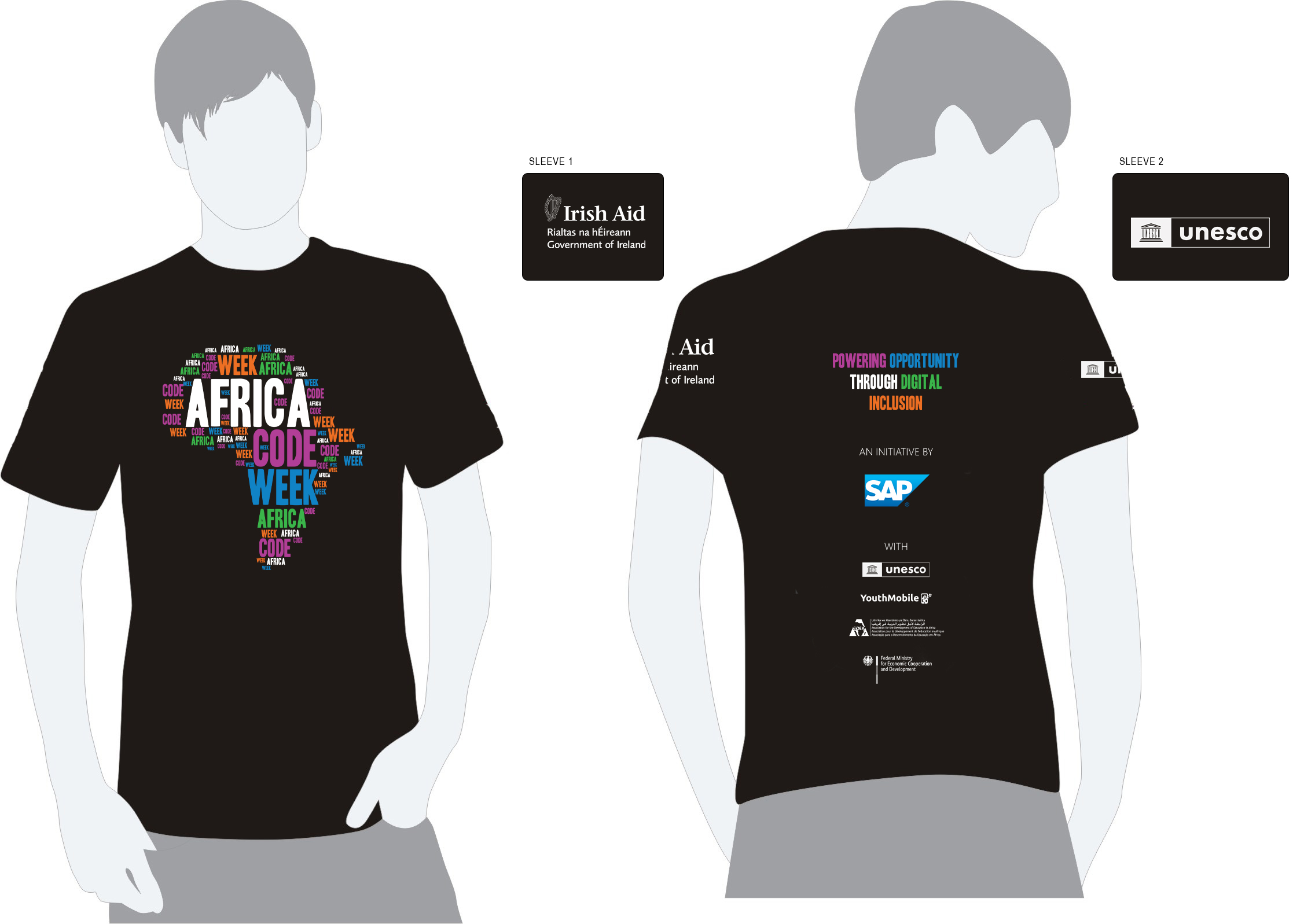 T-shirt officiel Africa Code Week 2021